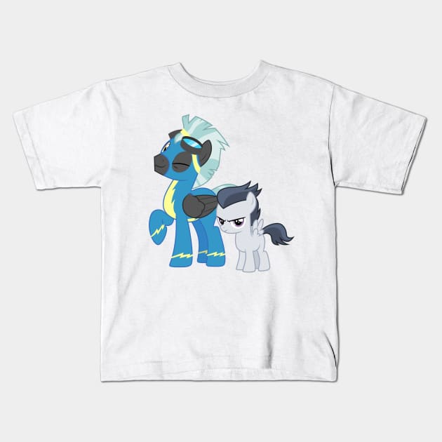 Thunderlane and Rumble Kids T-Shirt by CloudyGlow